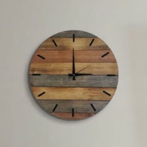 dřevěné hodiny